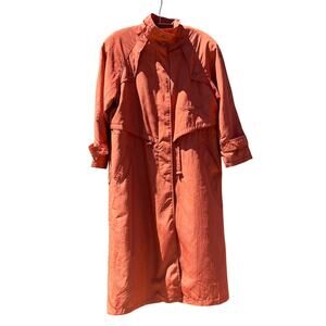 Vintage 90s Cyclone Polyester Trench Coat